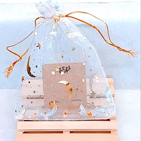 CUBIC ZIRCONIA SPARKLE HOOP STAINLESS STEEL EARRINGS - Picture 7 of 7